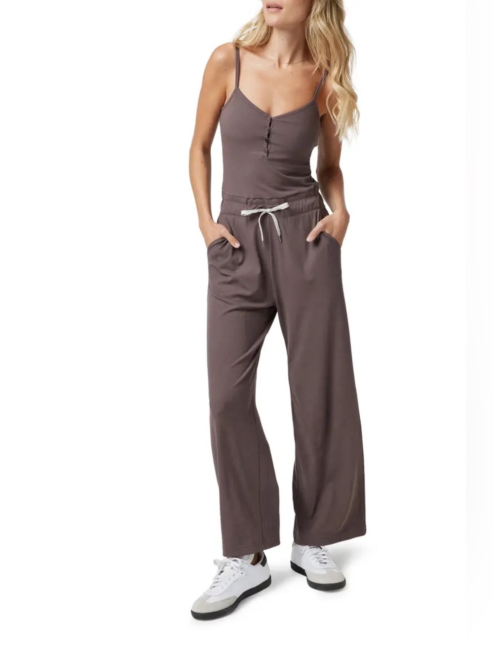 Vuori Pose Henley Jumpsuit